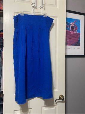Old Navy Royal Blue Maxi Skirt